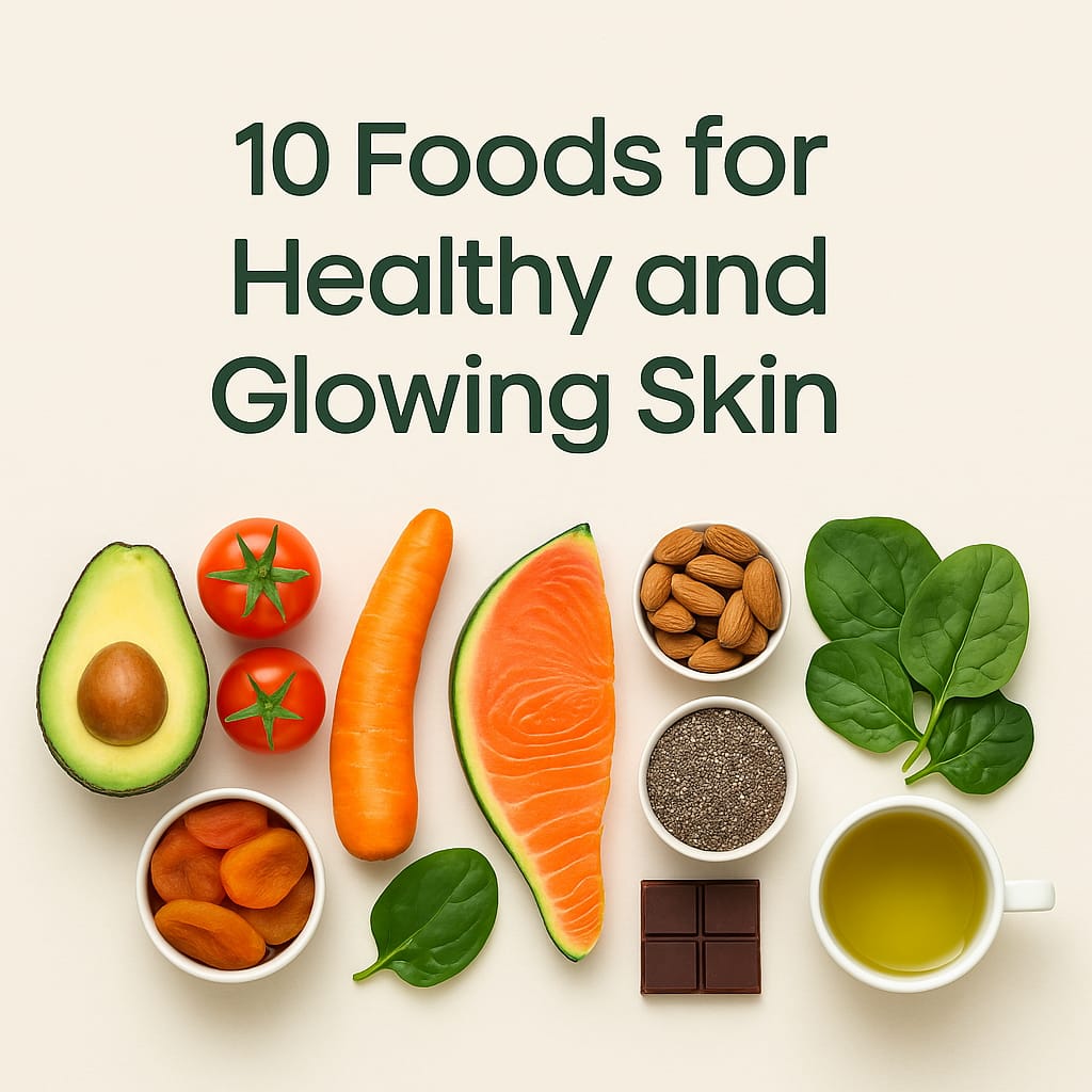 foods for healthy and glowing skin featured image