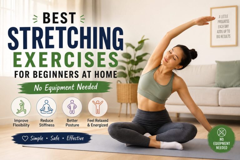 Best Stretching Exercises for Beginners at Home – No Equipment best stretching exercises for beginners at home