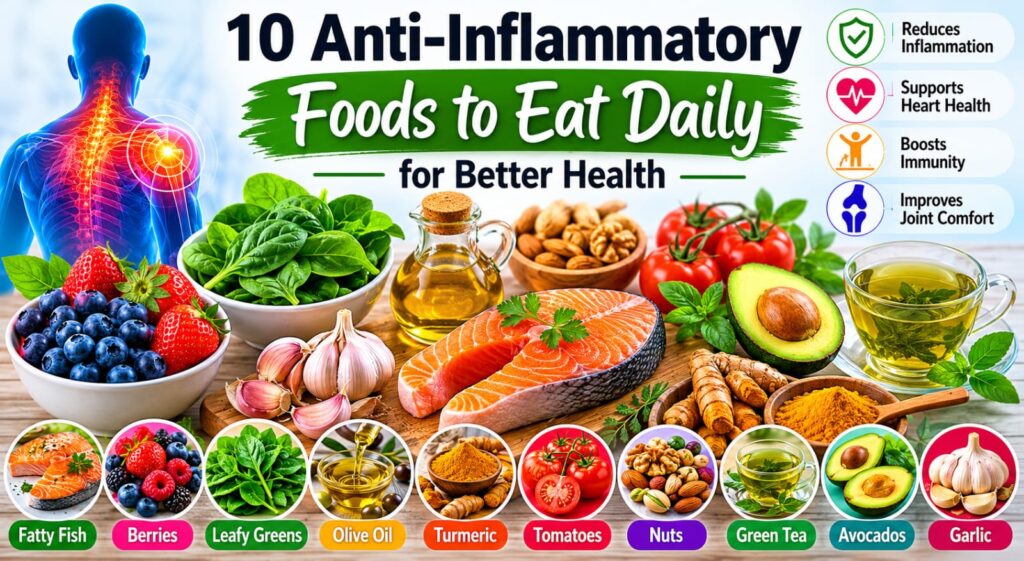 10 Anti-Inflammatory Foods to Eat Daily for Better Health anti inflammatory foods.4