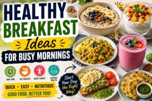 10 Healthy Breakfast Ideas for Busy Mornings Healthy breakfast ideas for busy mornings with quick and nutritious meals