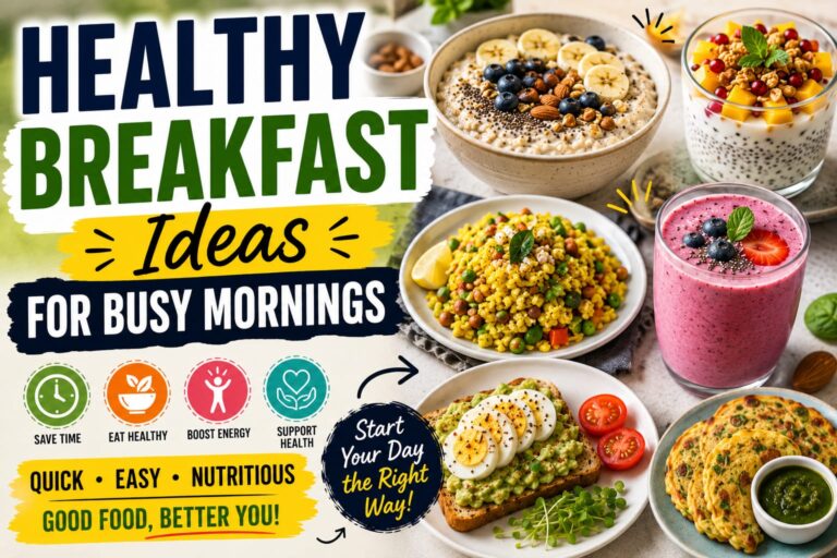 Healthy breakfast ideas for busy mornings with quick and nutritious meals