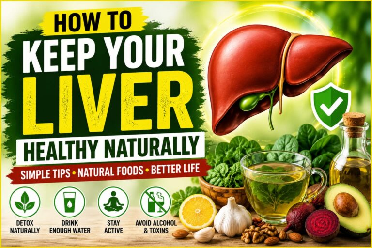 Keep Your Liver Healthy Naturally with healthy foods and daily lifestyle tips