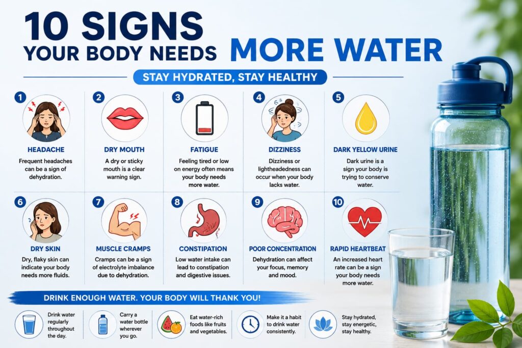 How to Recognize Signs Your Body Needs More Water signs your body needs more water.3