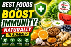 8 Best Foods to Boost Immunity Naturally in Summer Best foods to boost immunity naturally in summer with citrus fruits yogurt garlic and turmeric