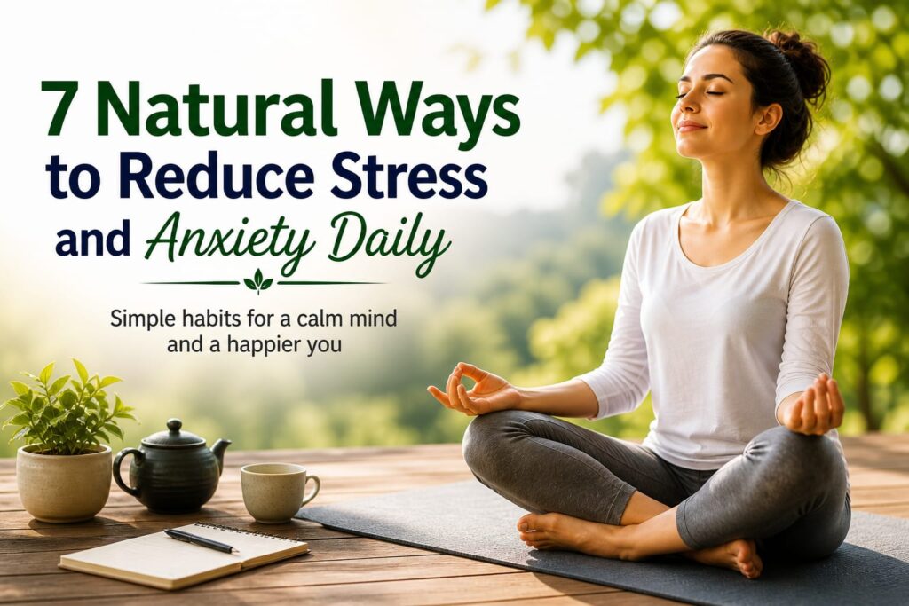  natural ways to reduce stress and anxiety