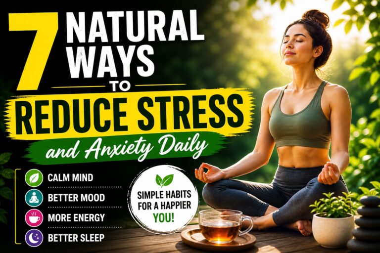 Natural ways to reduce stress and anxiety daily with simple healthy habits