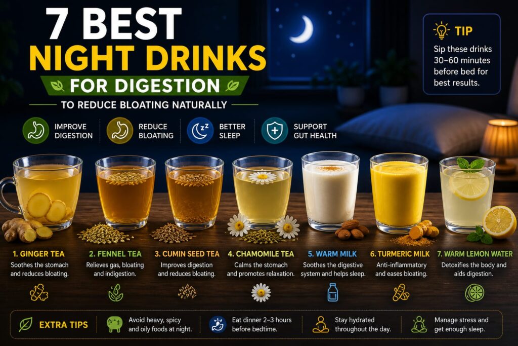 night drinks for digestion