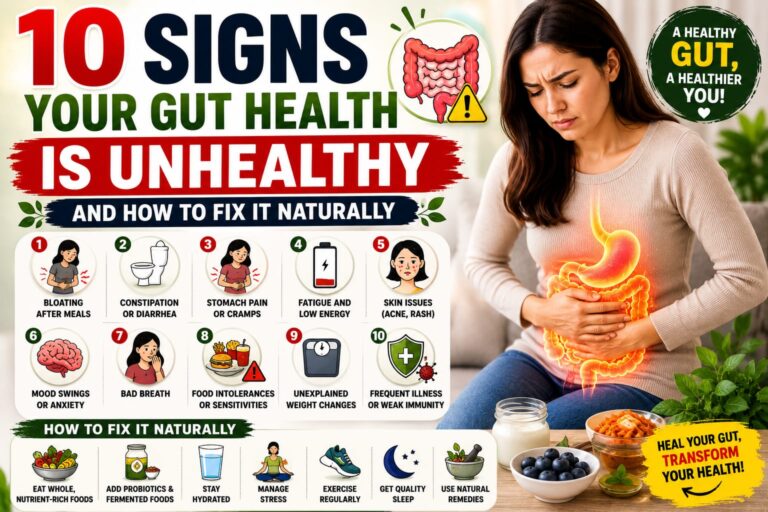 Gut Health Is Unhealthy signs and natural ways to improve gut health
