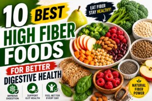 10 Best High Fiber Foods for Better Digestive Health Naturally