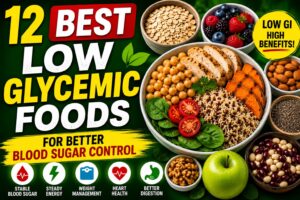 12 Best Low Glycemic Foods for Better Blood Sugar Control