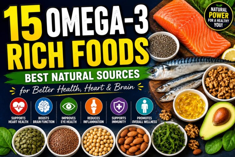 15 Omega-3 Rich Foods for Better Health