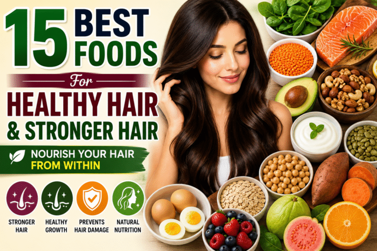 15 best foods for healthy hair and stronger hair