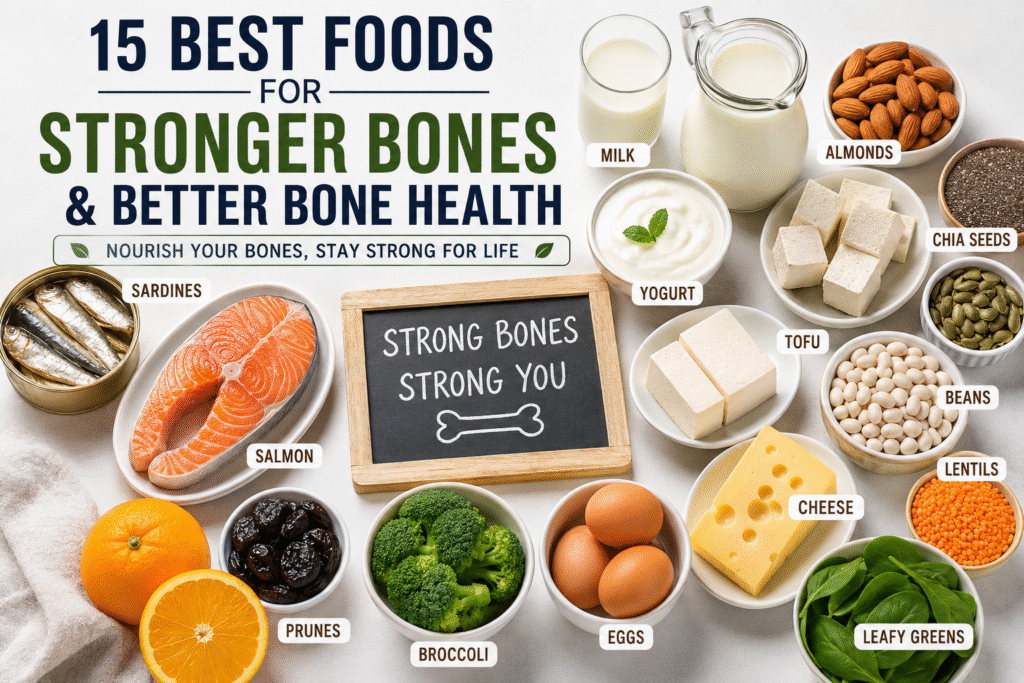 Best Foods for Bone Health & Stronger