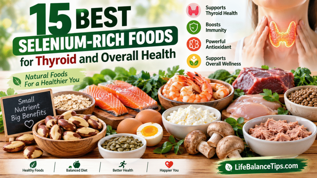 15 best selenium-rich foods for thyroid and overall health