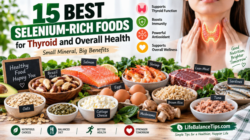 15 best selenium rich foods for thyroid and overall health