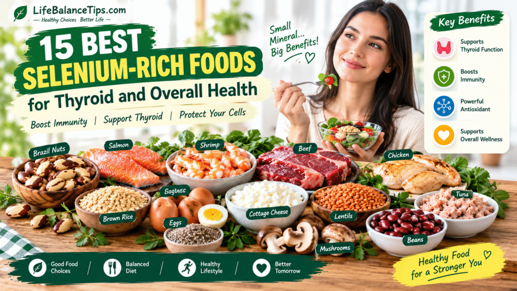 15 best selenium rich foods for thyroid and overall health