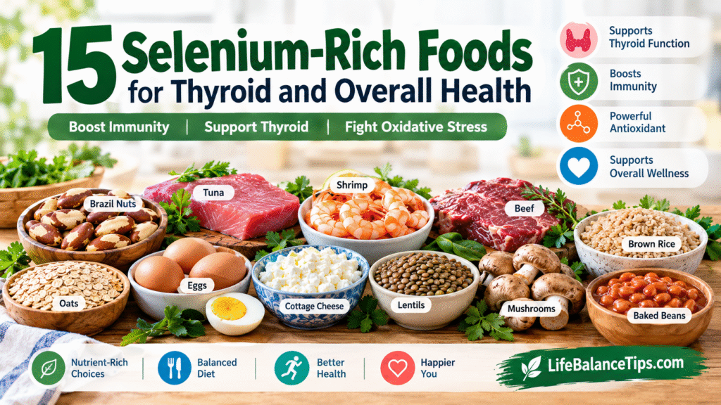 15 best selenium rich foods for thyroid and overall health