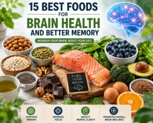 15 Best Foods for Brain Health and Better Memory foods for brain health and better memory