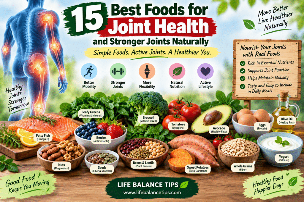 foods for joint health and stronger joints naturally