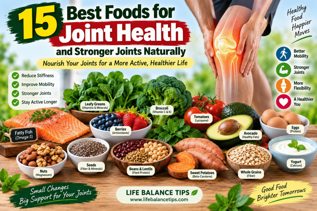 foods for joint health and stronger joints naturally