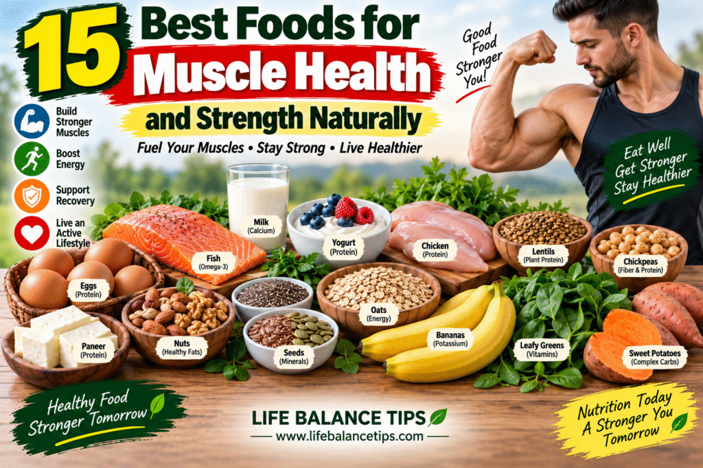 foods for muscle health and strength naturally