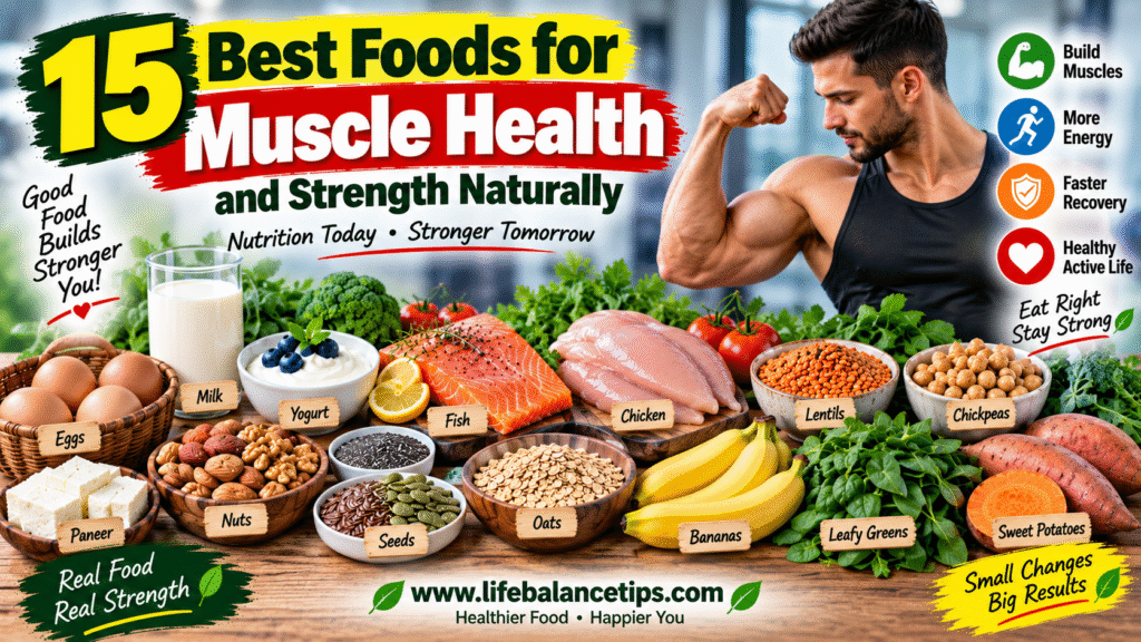 foods for muscle health and strength naturally