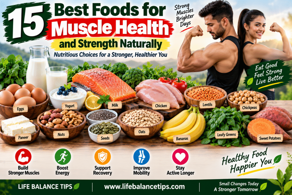 foods for muscle health and strength naturally