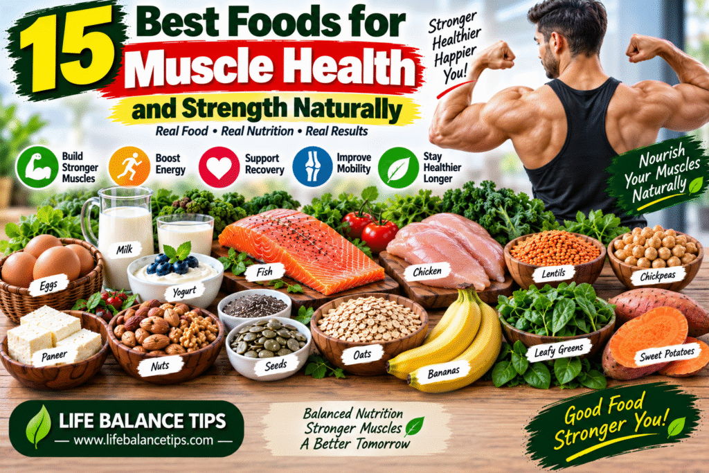 foods for muscle health and strength naturally