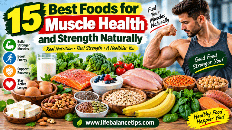 foods for muscle health and strength naturally