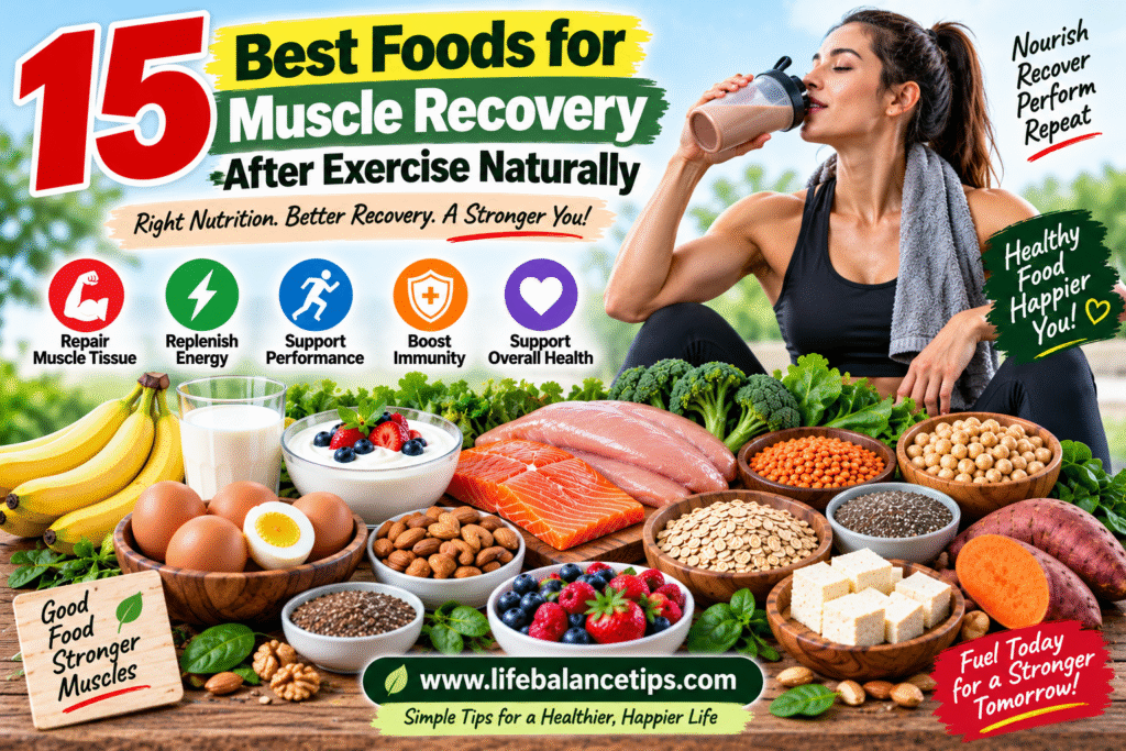 foods for muscle recovery after exercise