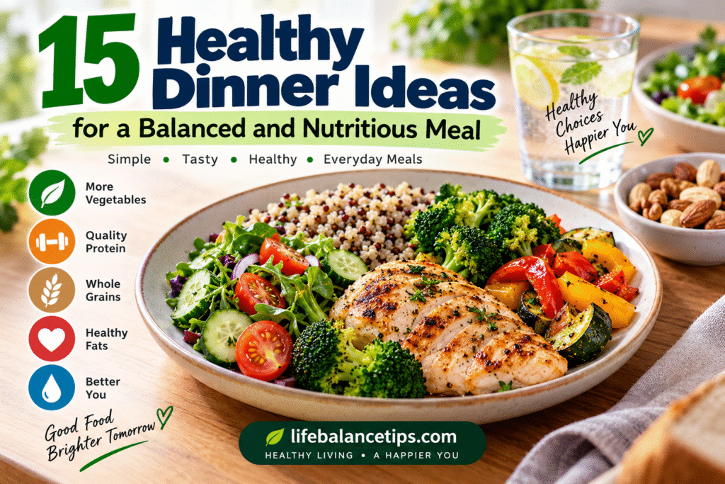healthy dinner ideas for a balanced and nutritious meal