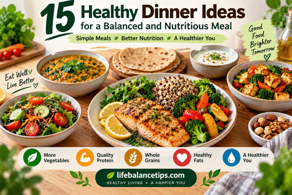 healthy dinner ideas for a balanced and nutritious meal