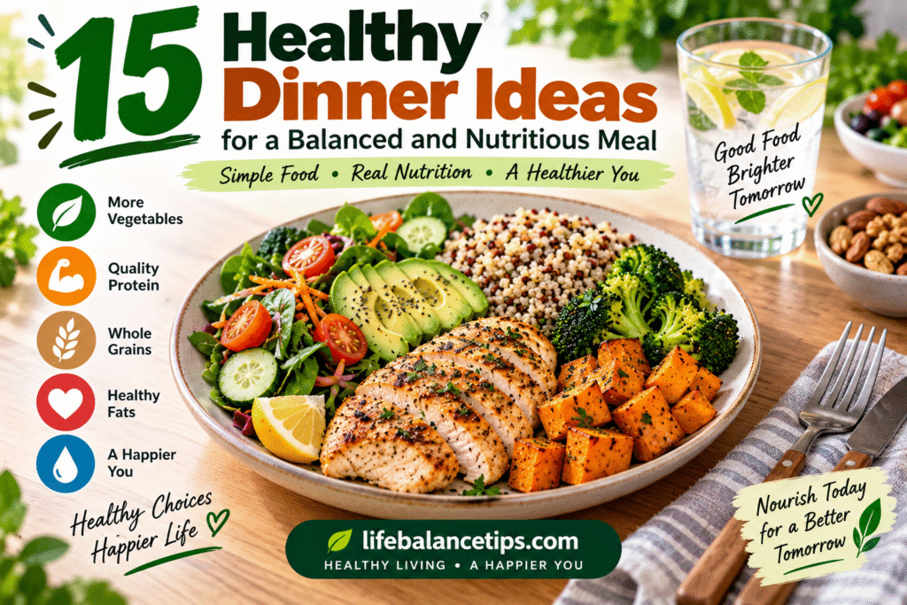 healthy dinner ideas for a balanced and nutritious meal