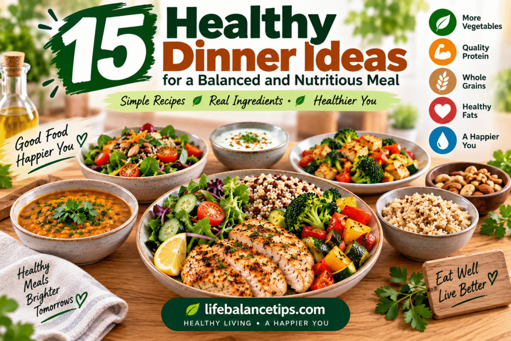 healthy dinner ideas for a balanced and nutritious meal