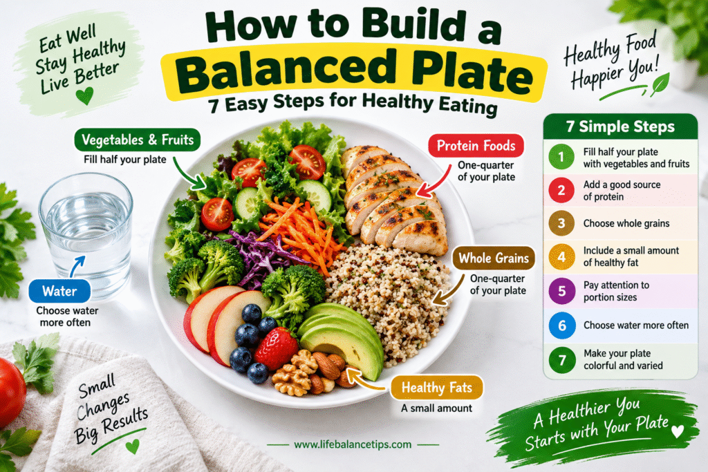 how to build a balanced plate for healthy eating