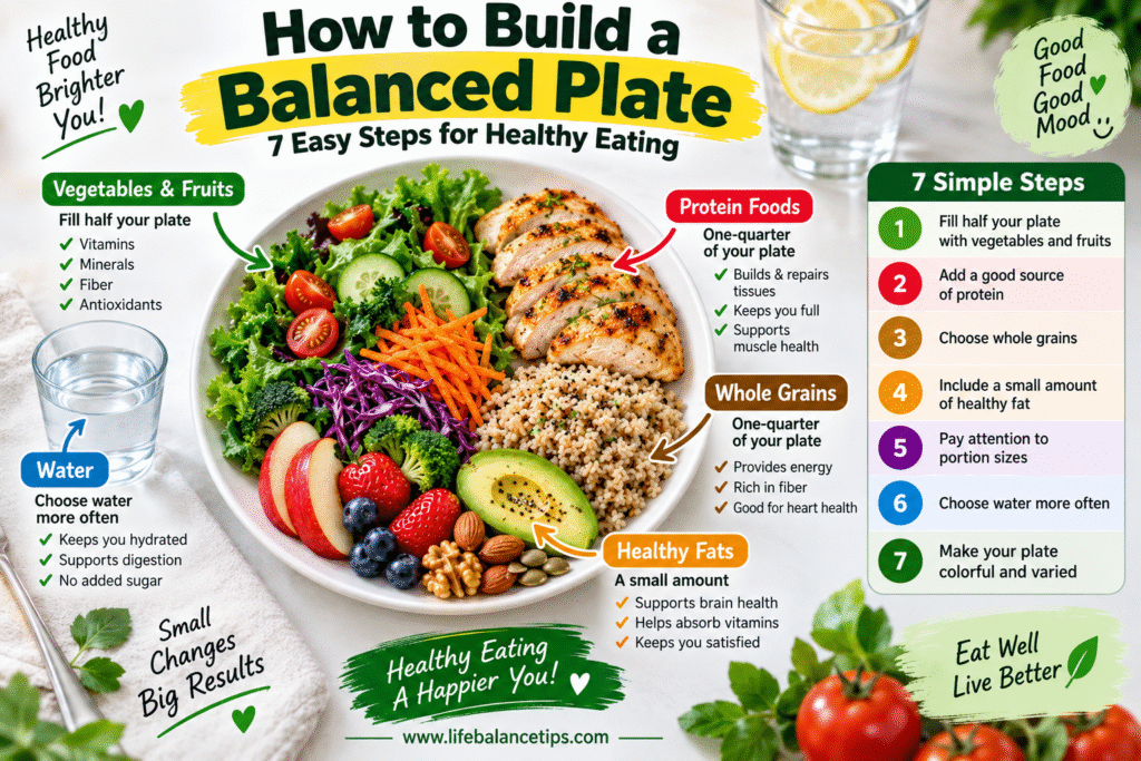 how to build a balanced plate for healthy eating