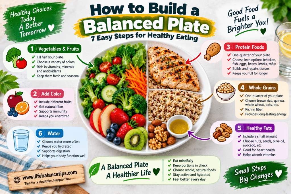 how to build a balanced plate for healthy eating