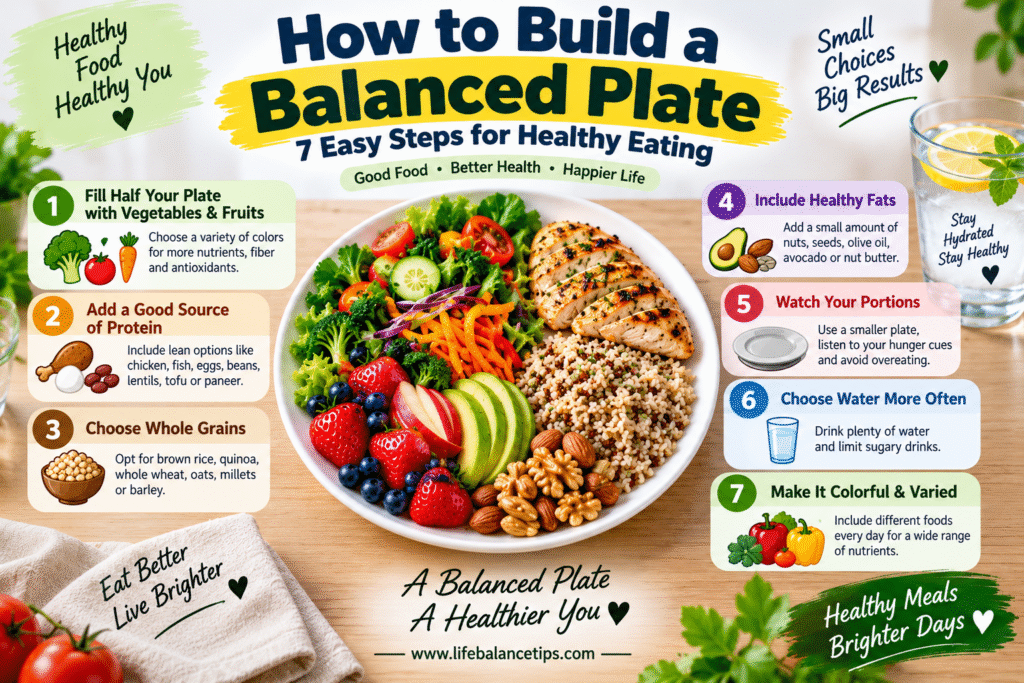 how to build a balanced plate for healthy eating