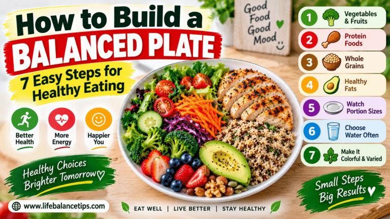 how to build a balanced plate for healthy eating