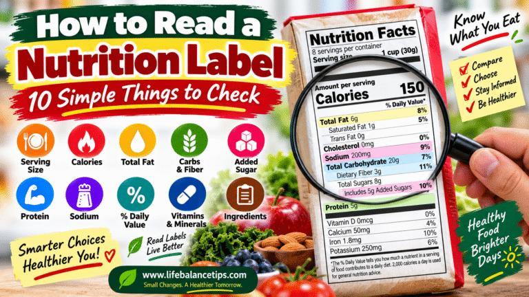 how to read a nutrition label
