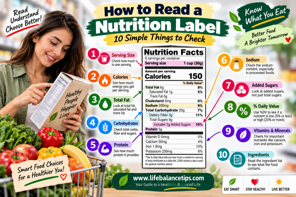 how to read a nutrition label