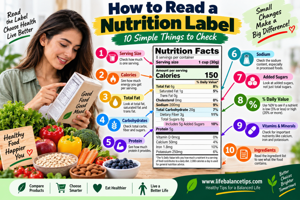 how to read a nutrition label