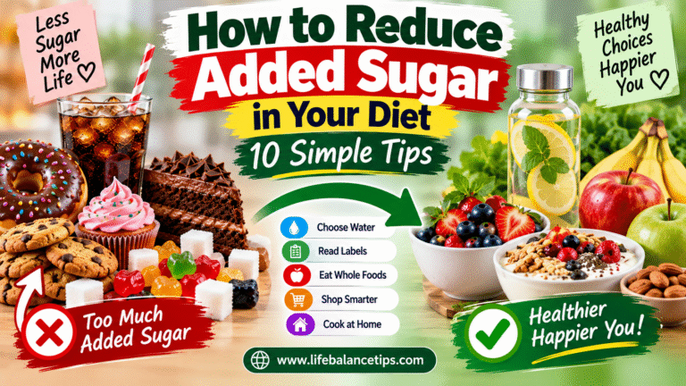 how to reduce added sugar in your diet