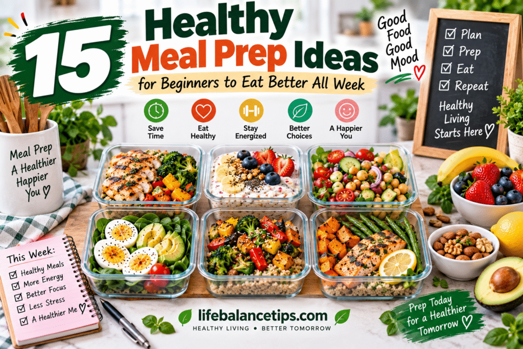 meal prep ideas for beginners to eat healthier