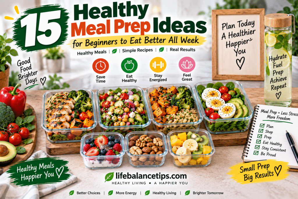 meal prep ideas for beginners to eat healthier