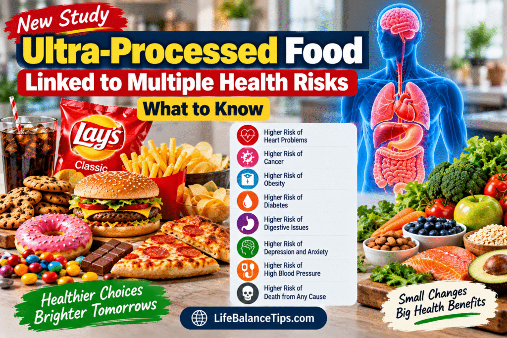 ultra processed food and health risks from a new study