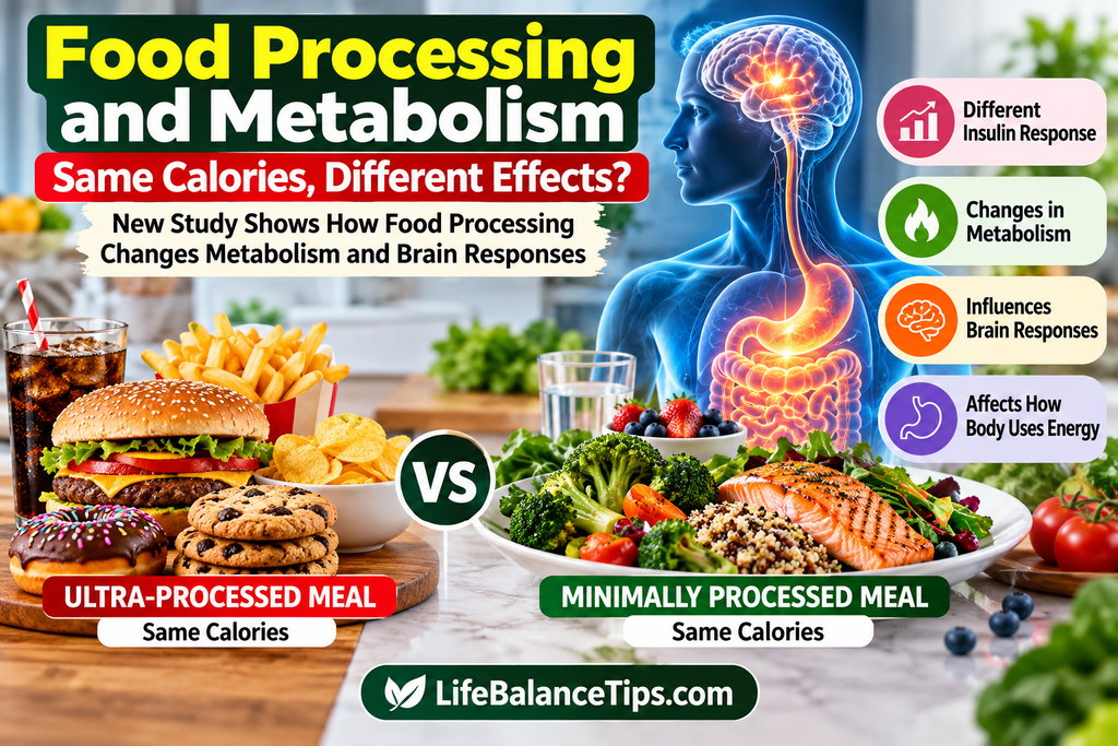 Same Calories, Different Responses? New Study Examines Food Processing and Metabolism food processing and metabolism
